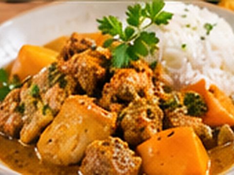 Colombo de poulet traditionnel